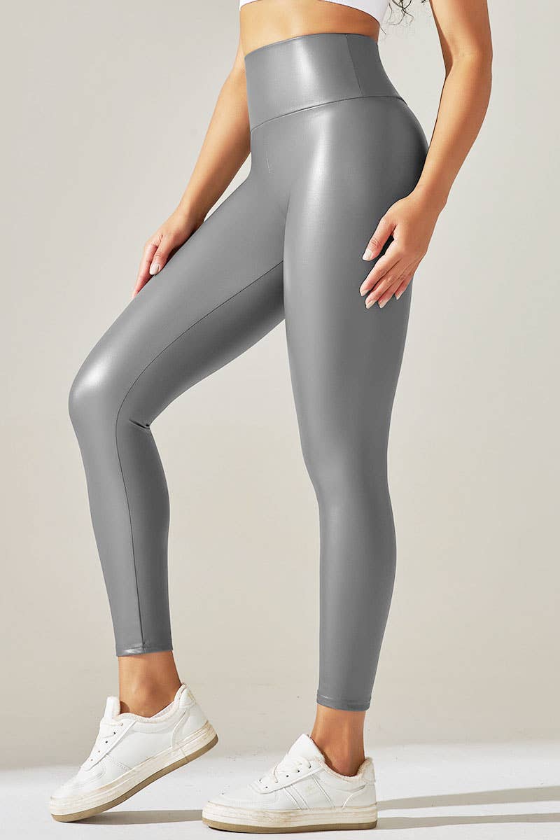 Olivia - leather skinny leggings