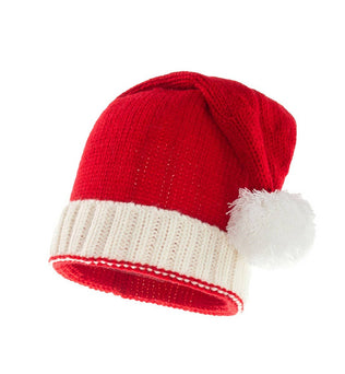 Mommy and Me-Christmas Single Ball Knit Hat Set