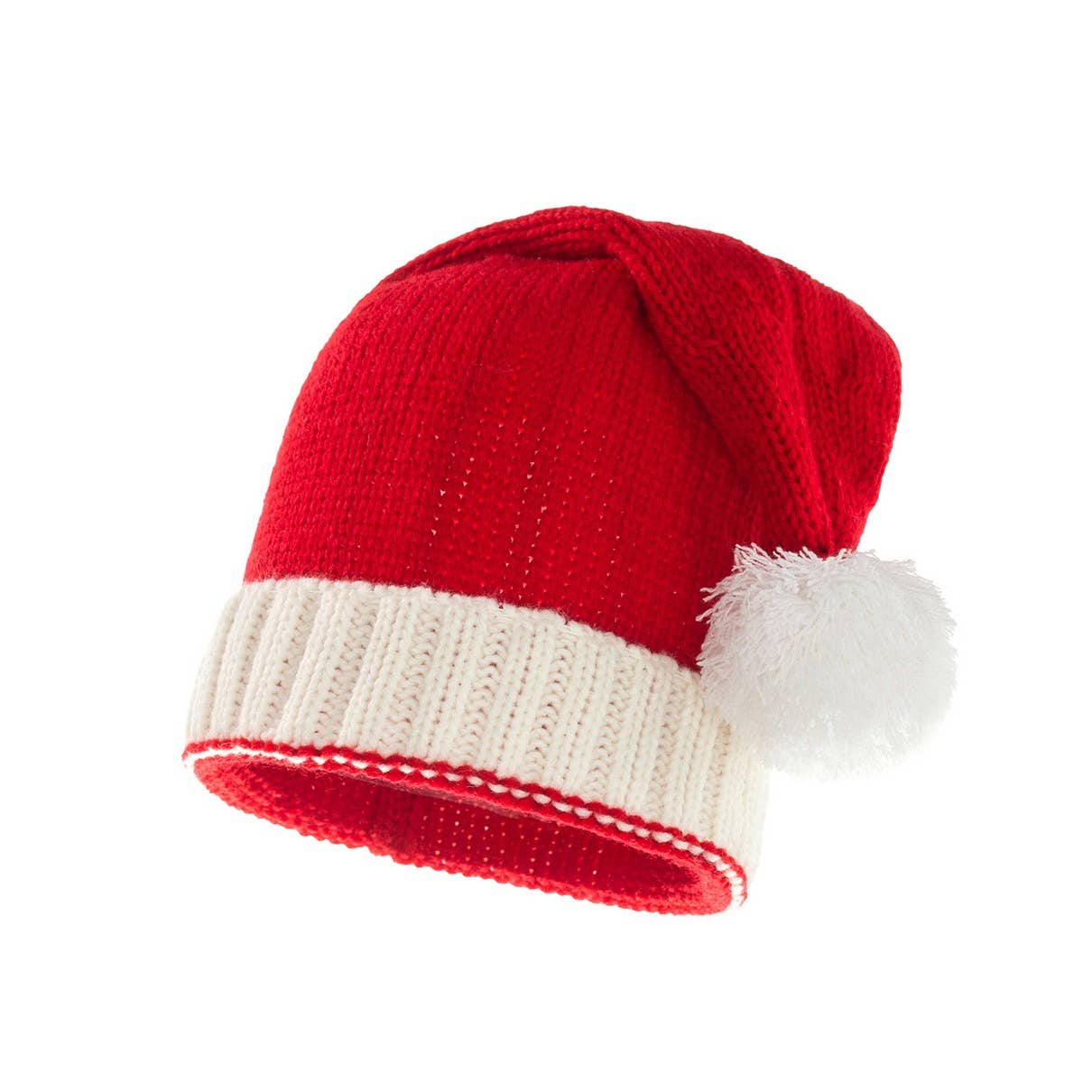 Mommy and Me-Christmas Single Ball Knit Hat Set