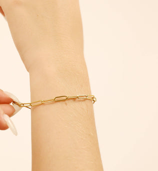 Paperclip Chain Bracelet