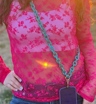 Phone crossbody chain Sterling Kreek Attached At The Hip Chain: O/S