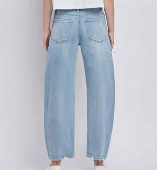 Patsy-HIGH RISE BARREL LEG JEANS