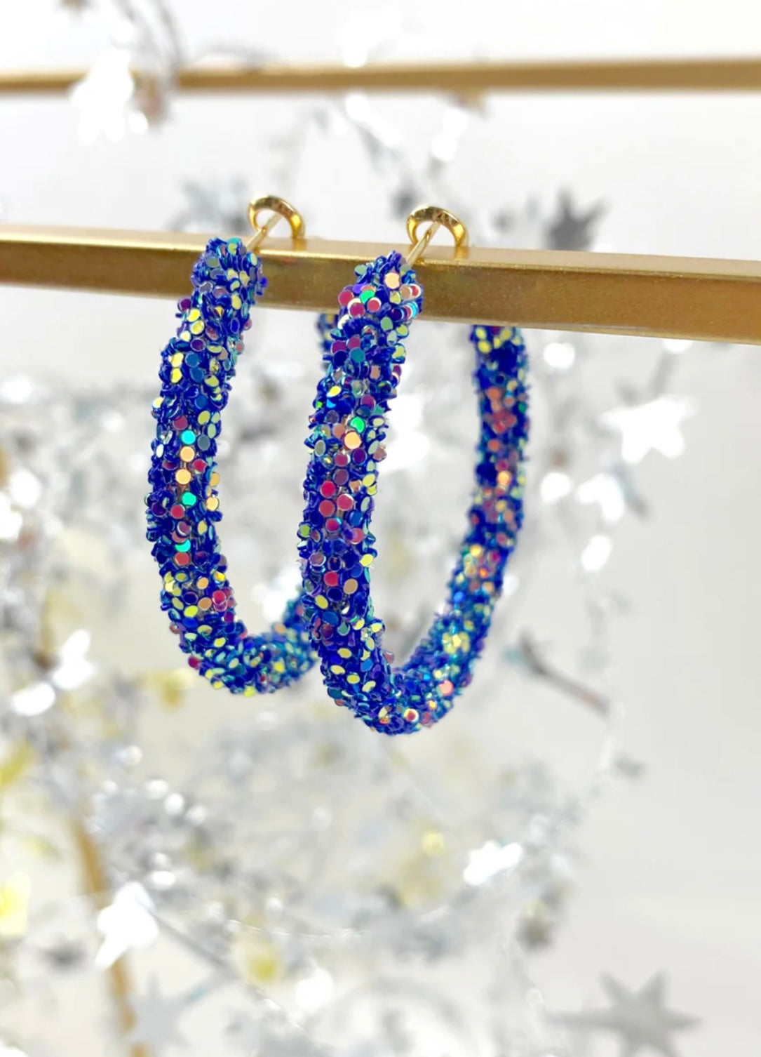 Glitter hoops