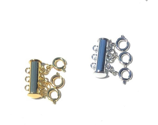 Necklace layering clasp