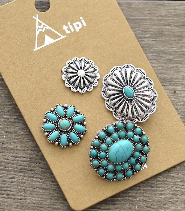 Turquoise Hat  Pin Set