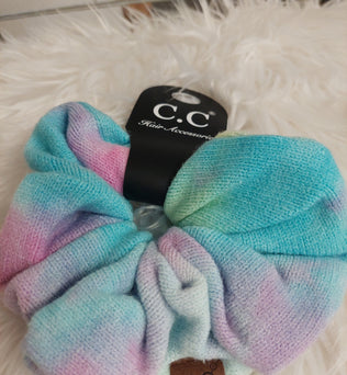 Tie Dyed Ponytail Scrunchie