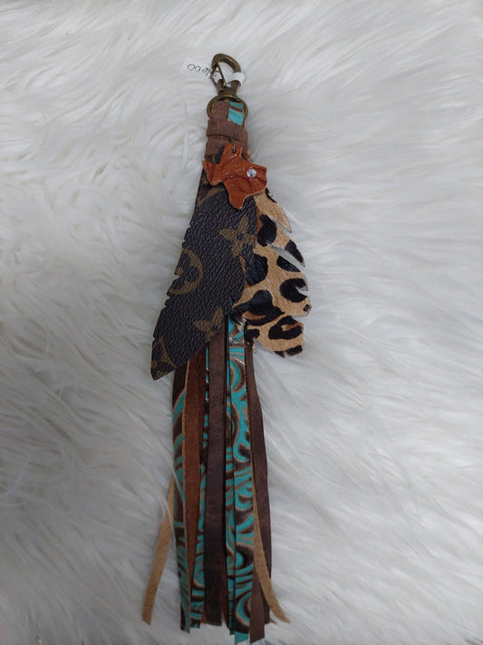 13"Custom Leather Purse Tassel