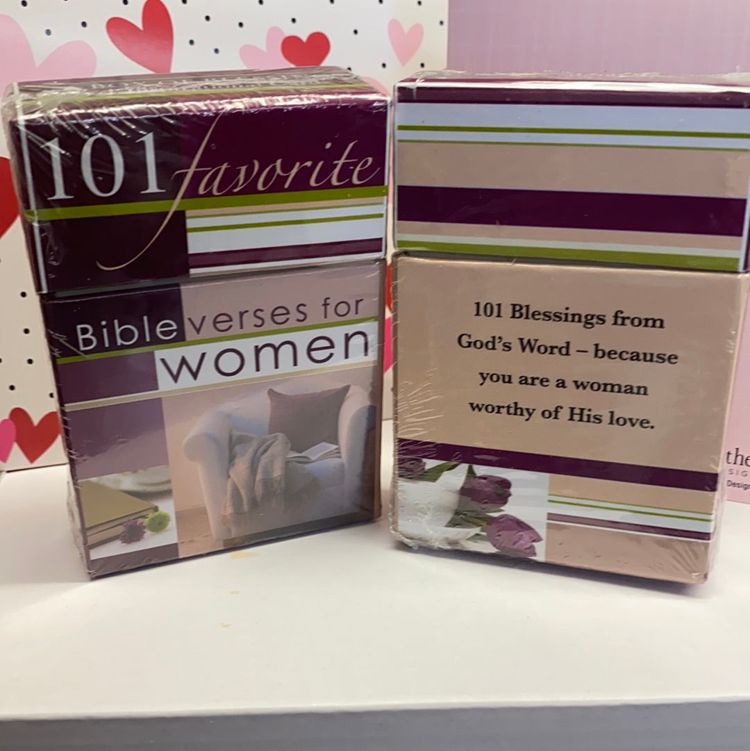 101 Blessing Verses Card Boxes