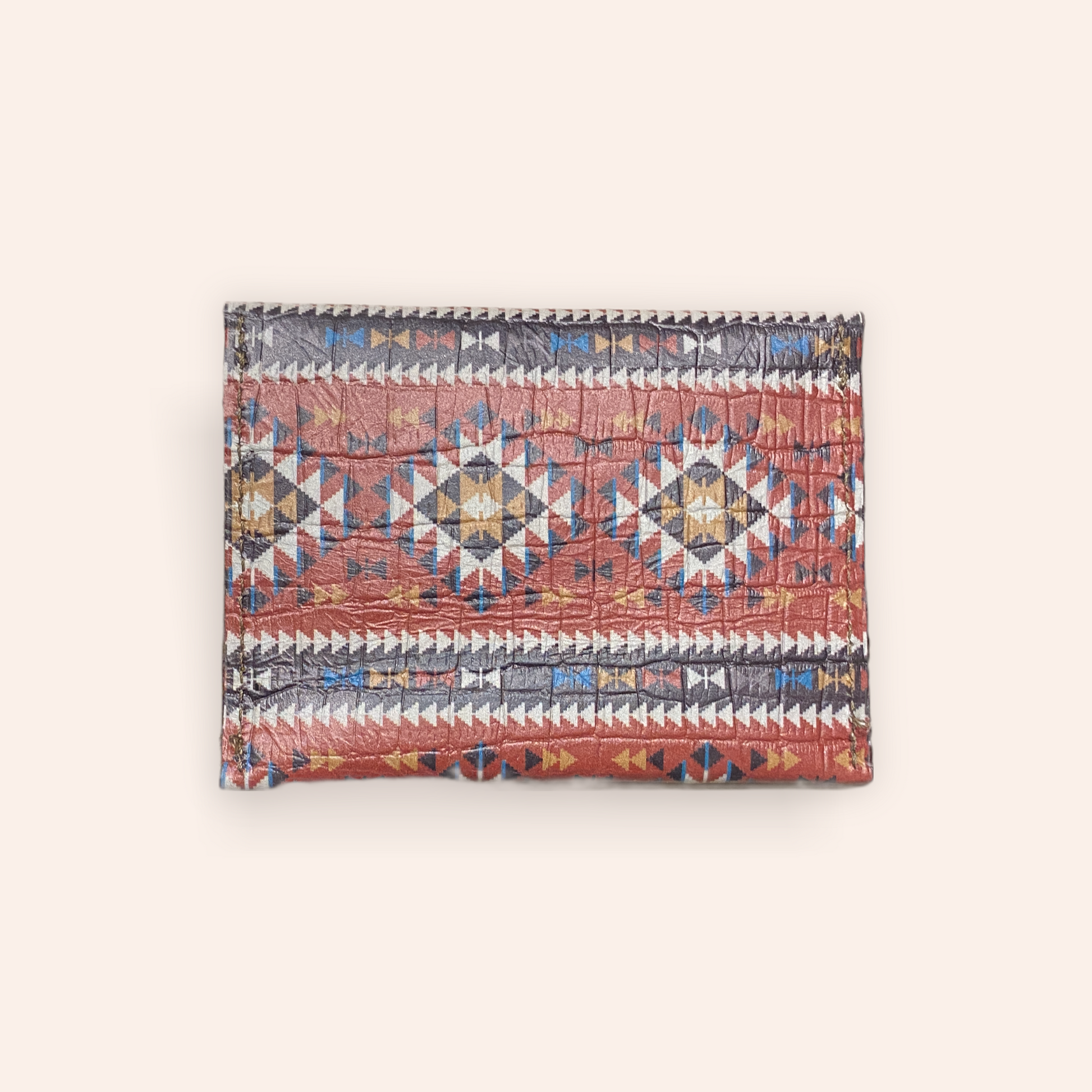 Leather Aztec/Upcycled Wallet