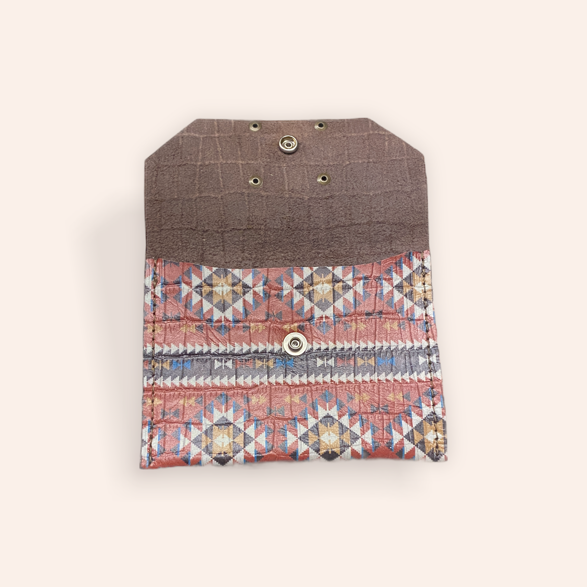 Leather Aztec/Upcycled Wallet