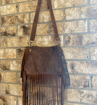 Platinum Leather Leopard Bag